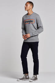 thumbnail: Wrangler straight leg jeans Greensboro black back