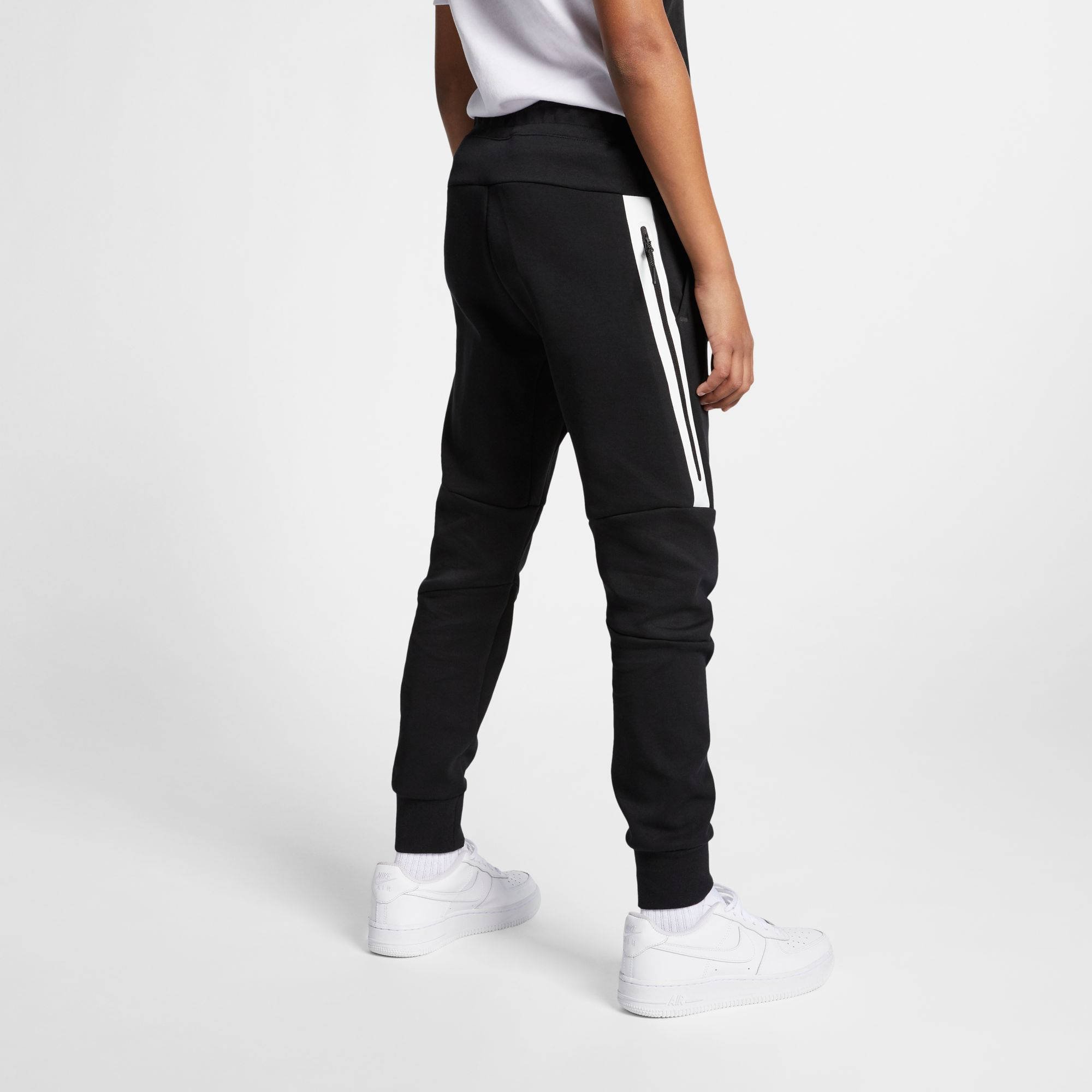 nike broek zwart wit
