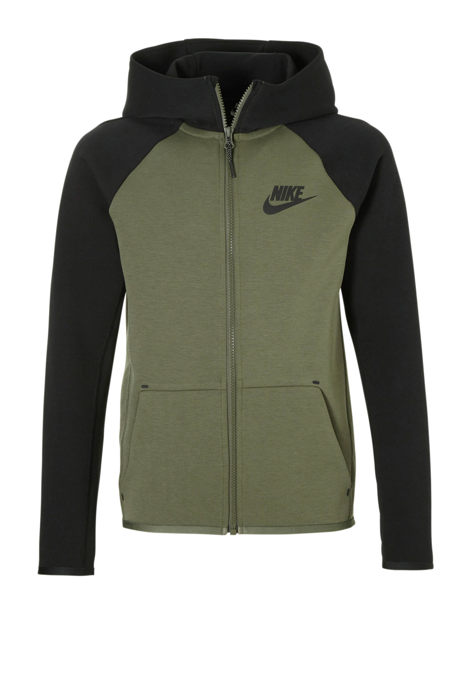 nike tech essential colour block full zip hoodie junior
