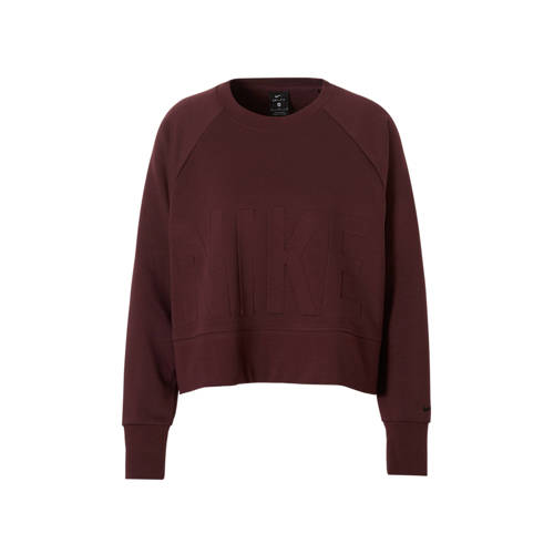 Nike Sportsweater Aubergine nike kopen in de aanbieding