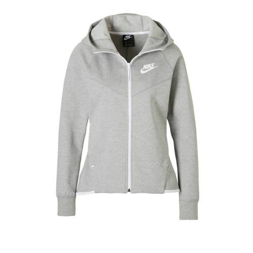 Nike Sweatvest Grijs Melange nike kopen in de aanbieding