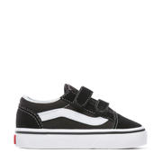 thumbnail: Zwart en lichtgrijze meisjes VANS Old Skool V V sneakers van textiel/voering: textiel/voetbed: eva met klittenband