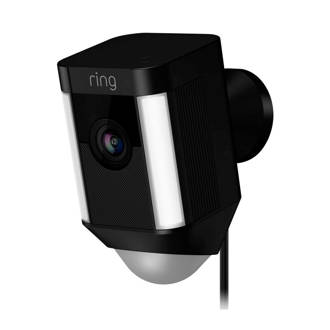 Spotlight netwerkbewakingscamera op netstroom