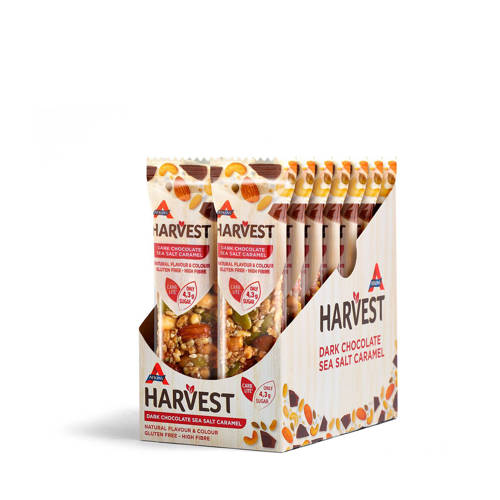 Atkins Dieetrepen Harvest Dark Chocolate Sea Salt Caramel 14 Stuks atkins kopen in de aanbieding