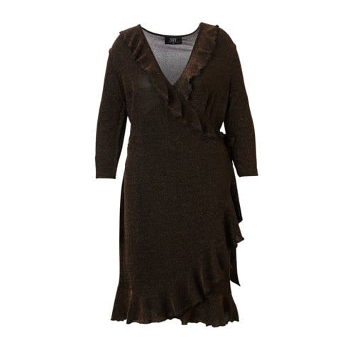 Zoey Glitter Overslag Jurk zoey kopen in de aanbieding Zoey Glitter Overslag Jurk zoey kopen in de aanbieding