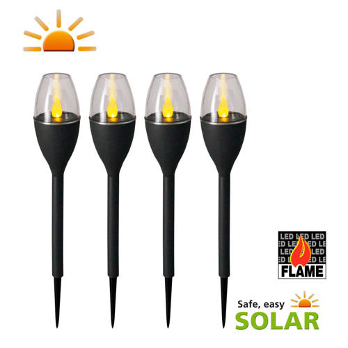 Luxform Sokkellamp Jivi Solar Set Van 4 luxform kopen in de aanbieding