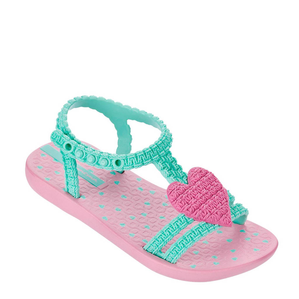 Ipanema My First sandalen, Roze/mintgroen