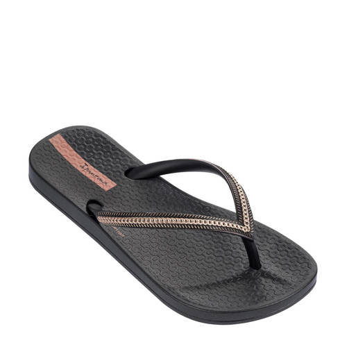 Ipanema Anatomic Metallic Teenslippers Zwart ipanema kopen in de aanbieding