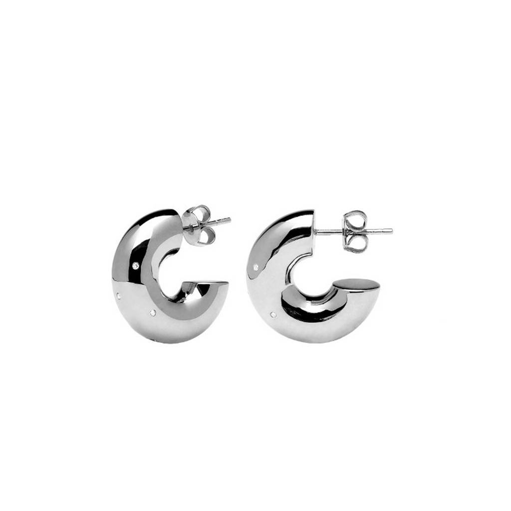 PD Paola oorstekers - AR02-053-U, Zilver