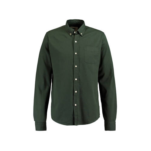 America Today Hill Overhemd Donkergroen america today kopen in de aanbieding