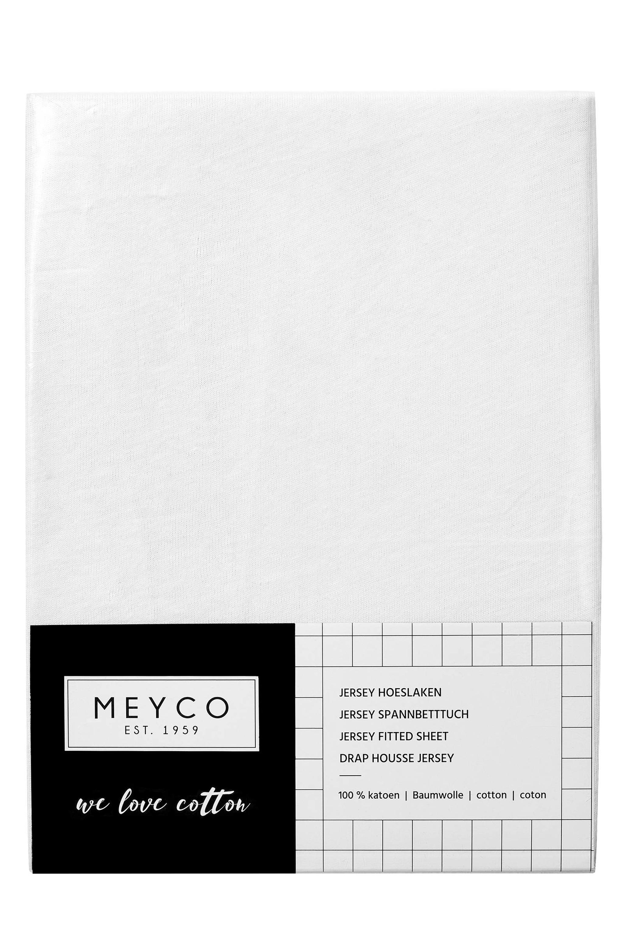 Meyco jersey baby hoeslaken ledikant 60x120 cm - Afbeelding 3