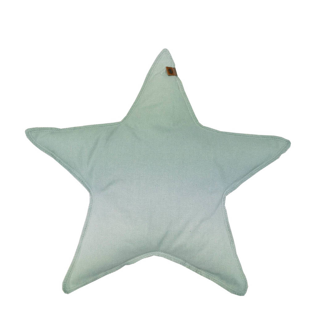 OVERSEAS Kidslife sierkussen (50x50 cm), IJsblauw