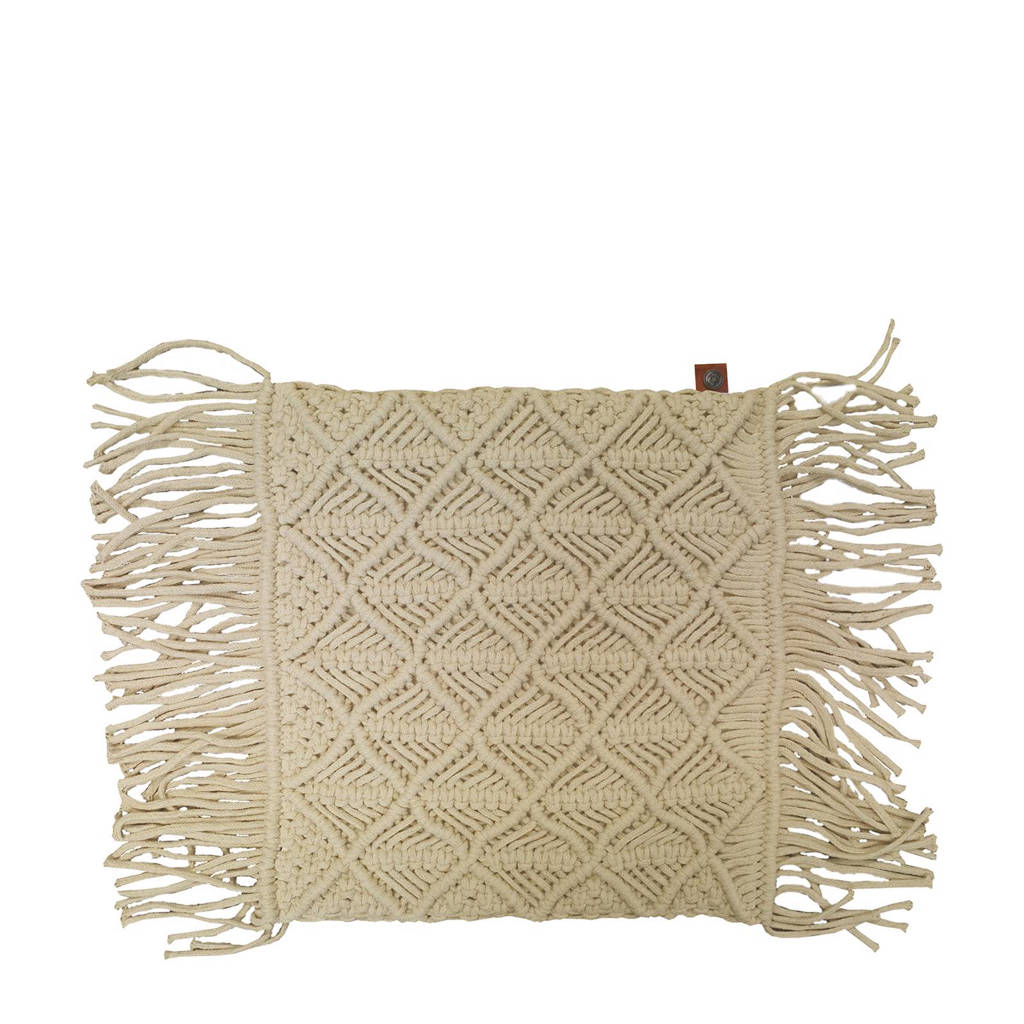 OVERSEAS sierkussen (45x45 cm), Offwhite