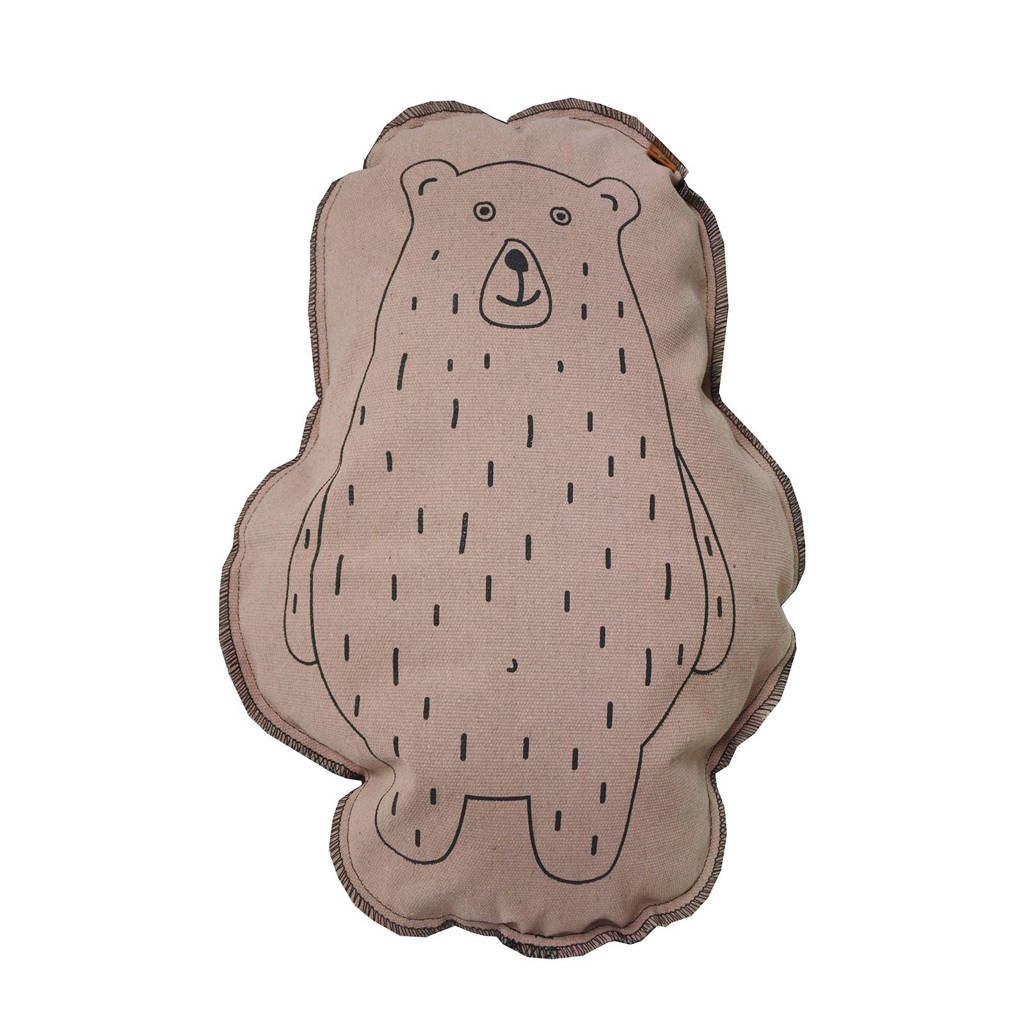 OVERSEAS Kidslife sierkussen (40x50 cm), Roze/zwart