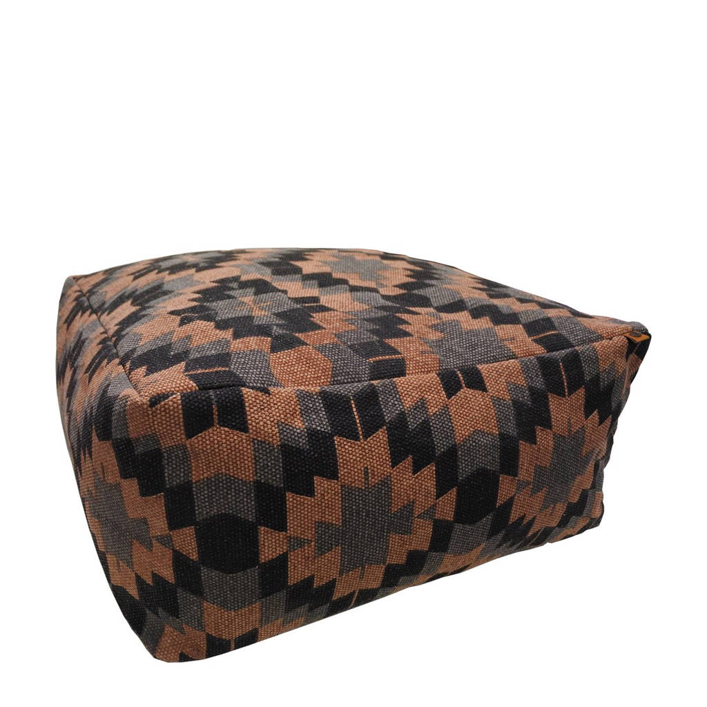 OVERSEAS poef (60x60 cm), Zachtroze