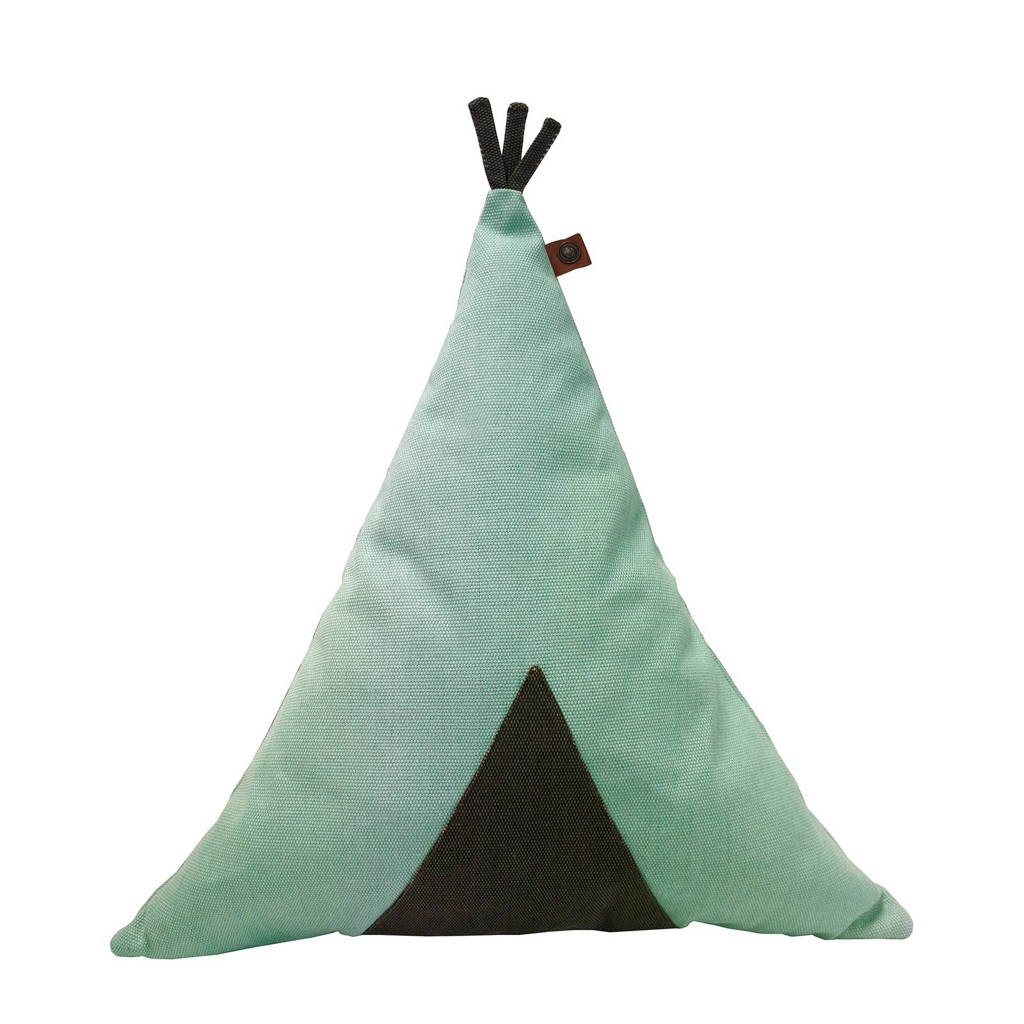 OVERSEAS Kidslife sierkussen (45x50 cm), IJsblauw