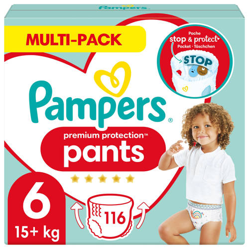 Pampers Premium Protection Pants maandbox maat 6 (15 kg+) - 116 Luierbroekjes