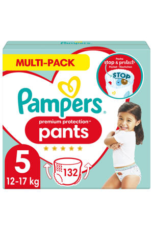 Pampers Premium Protection Pants Maandbox Maat 5 (12kg-17 kg) 132 Luierbroekjes