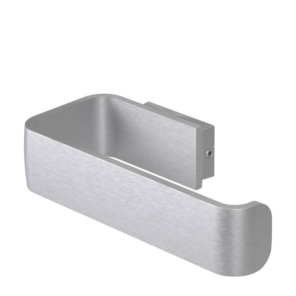Haceka Aline toiletrolhouder geborsteld, Chroom geborsteld
