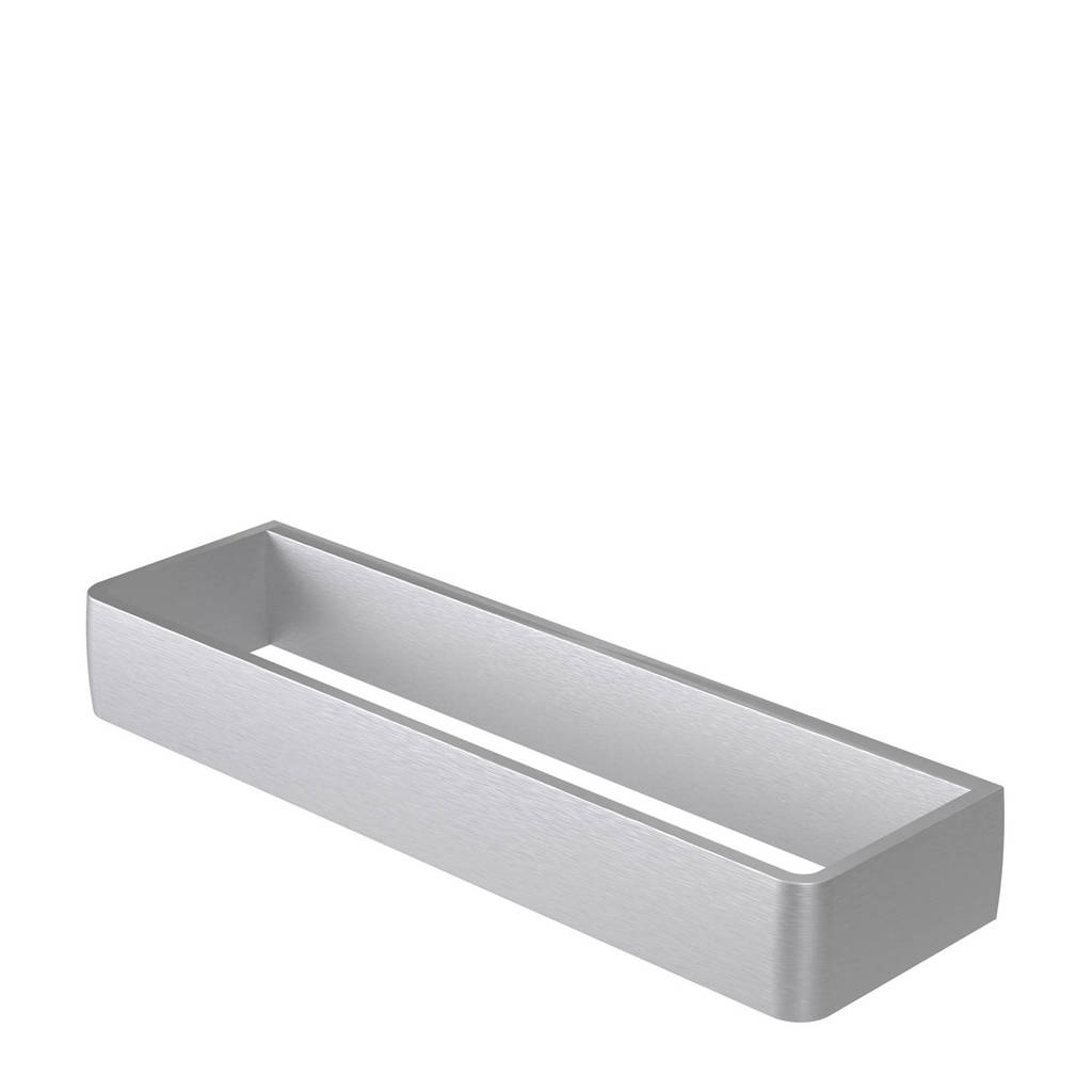 Haceka Aline handdoekhouder geborsteld 25cm, Chroom geborsteld