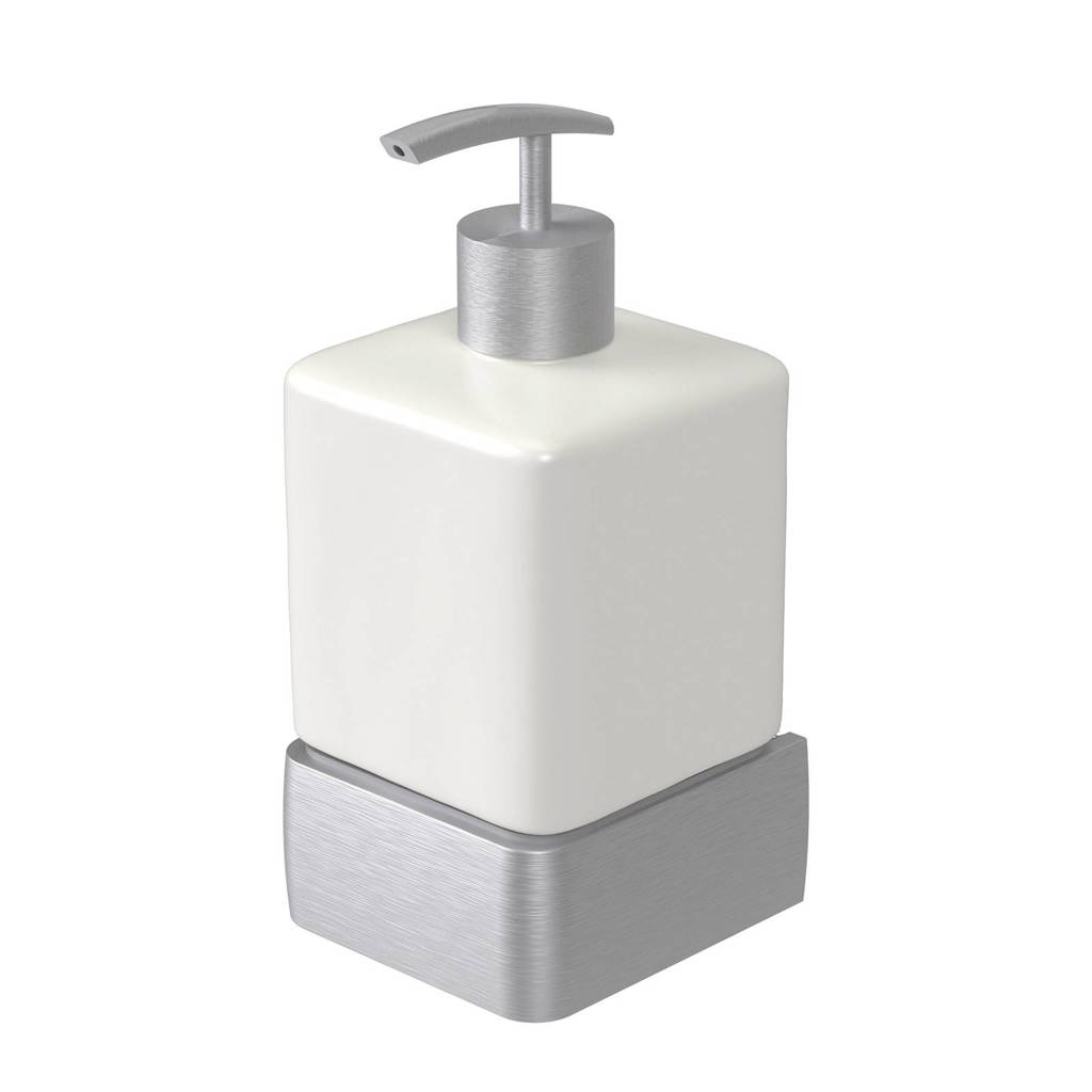 Haceka Aline zeepdispenser geborsteld, Chroom geborsteld