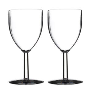 kunststof wijnglas (300 ml) (set van 2)