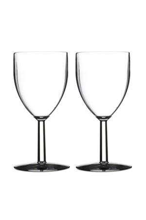kunststof wijnglas (300 ml) (set van 2) 