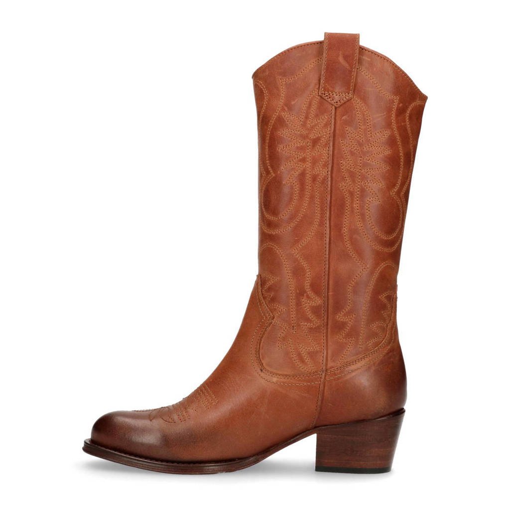 Leren Cowboy Sacha Leren Cognac Laarzen Sacha q1FxSw7E