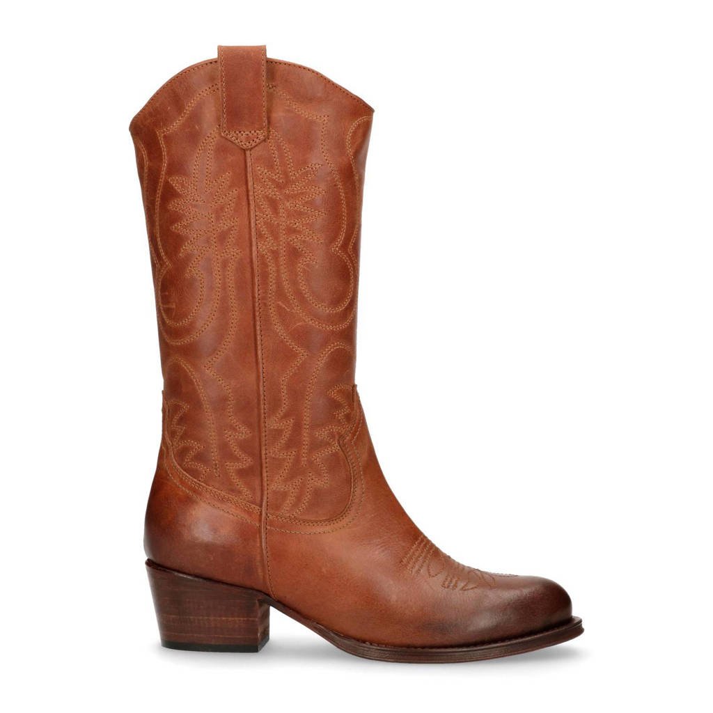 Leren Cowboy Sacha Leren Cognac Laarzen Sacha q1FxSw7E