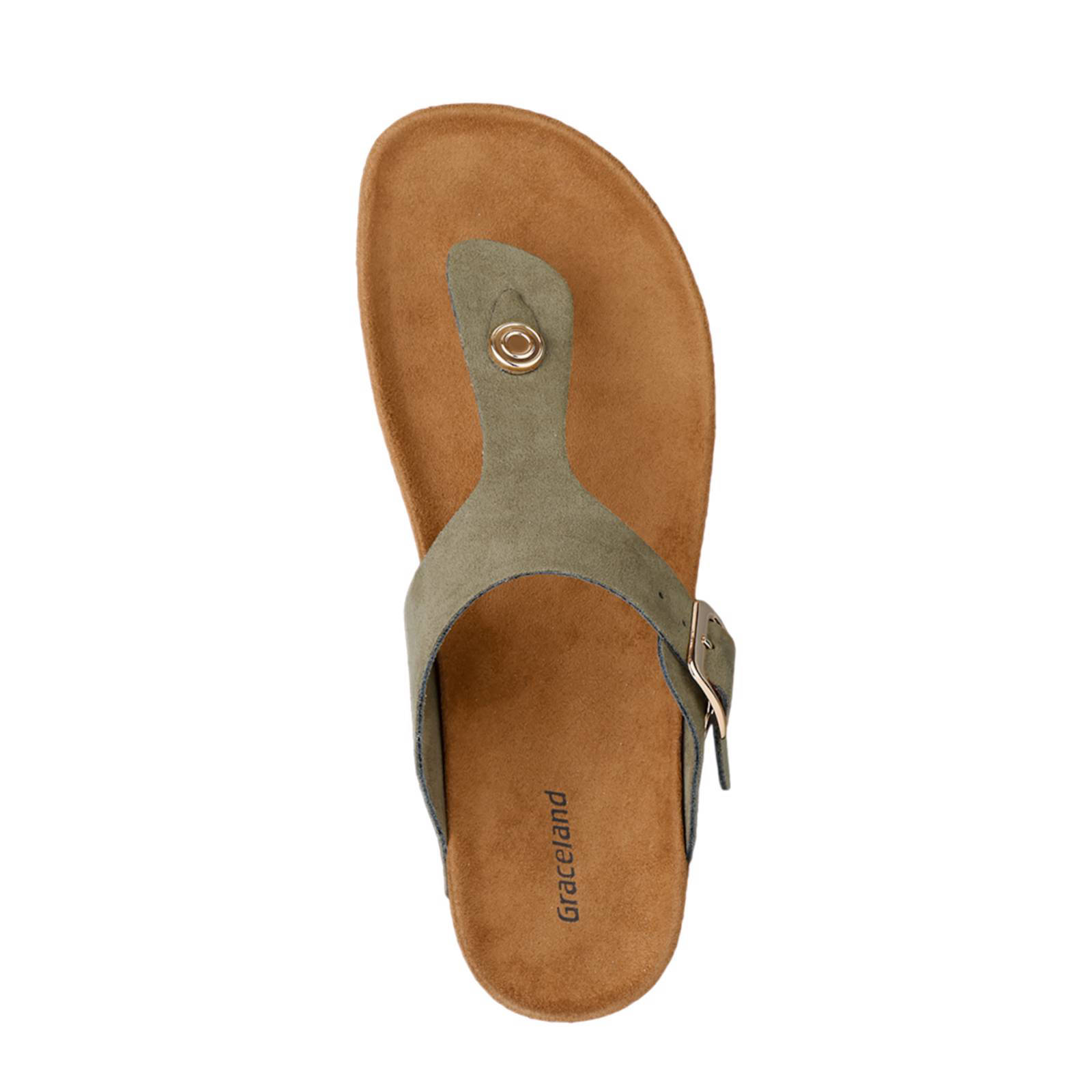 Van discount haren teenslippers