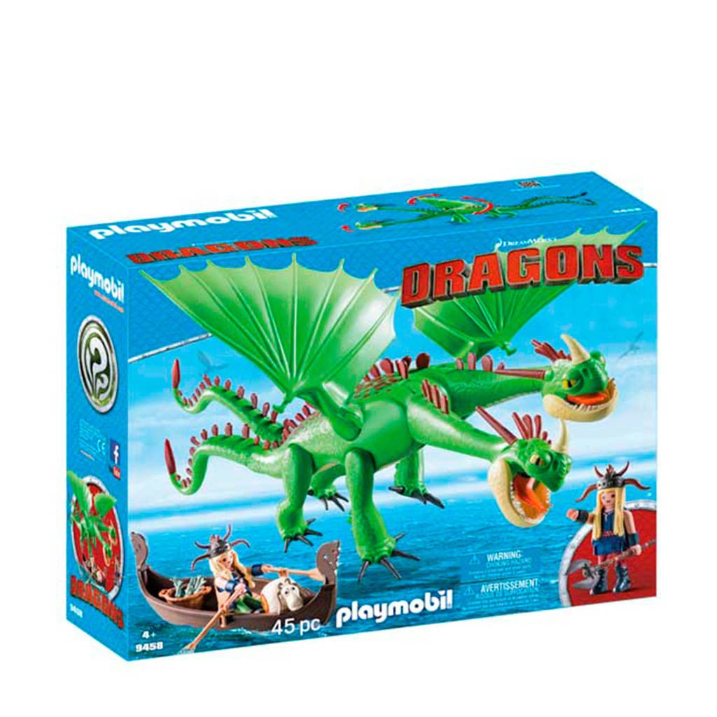 Playmobil Dragons Brokdol en Knoldol met Burp en Braak 9458