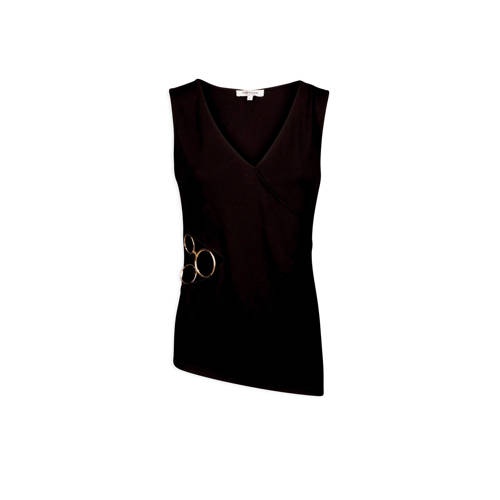 Morgan Top Met Uitsnede Zwart morgan kopen in de aanbieding