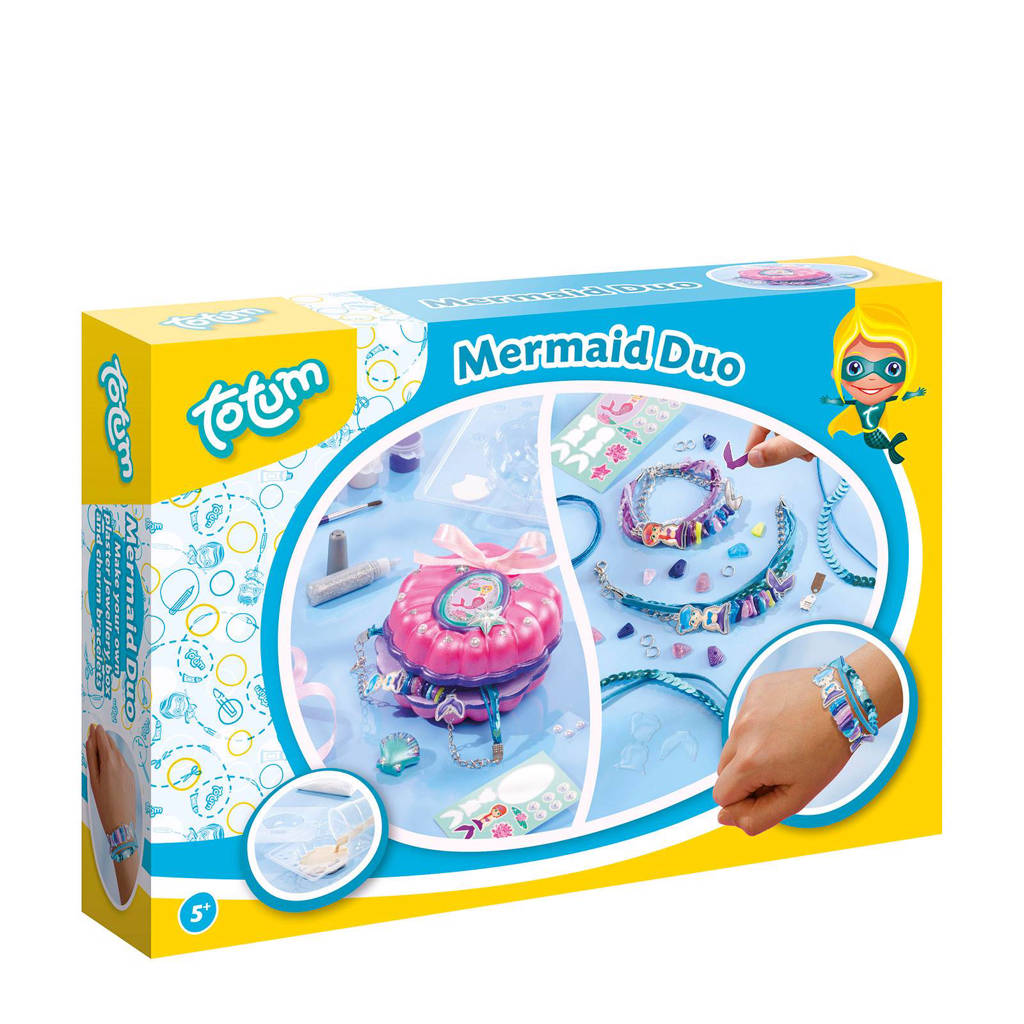 Totum armbandjes en gipsen sieradendoosje maken
