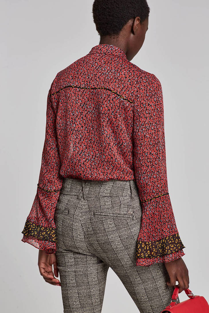 met over blouse Sinou print Aaiko all Zg1Bq