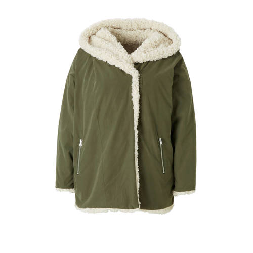 Junarose Winterjas Met Teddy Voering junarose kopen in de aanbieding