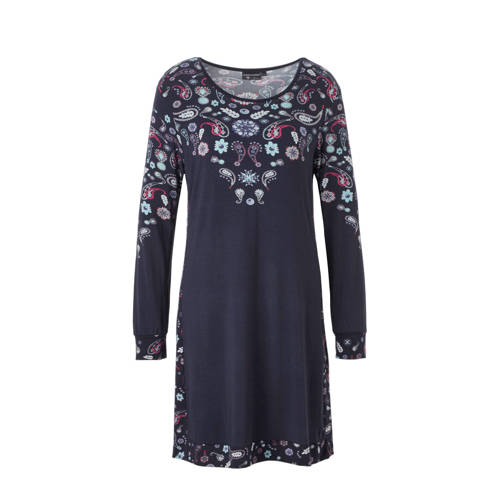 Pastunette Deluxe Nachthemd Met Printopdruk Marine pastunette kopen in de aanbieding