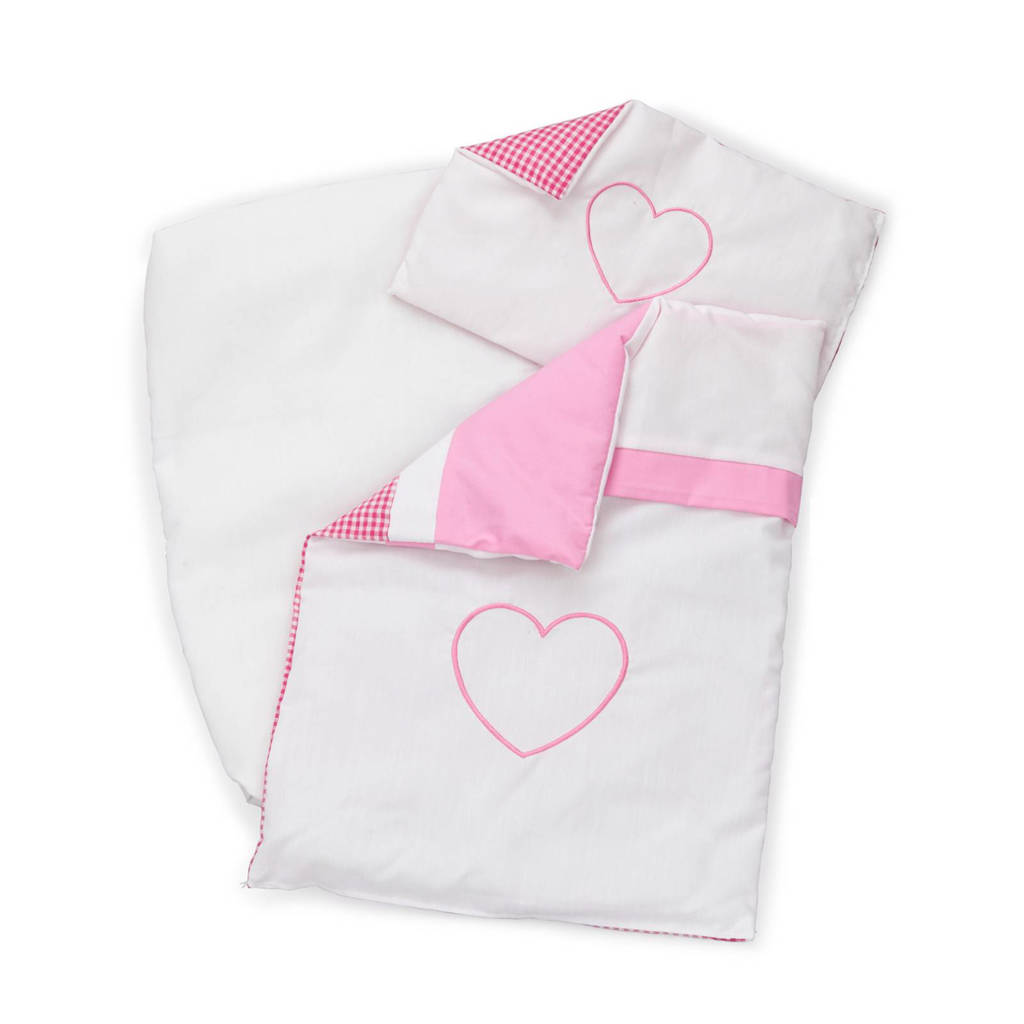 New Classic Toys poppenbeddengoed roze