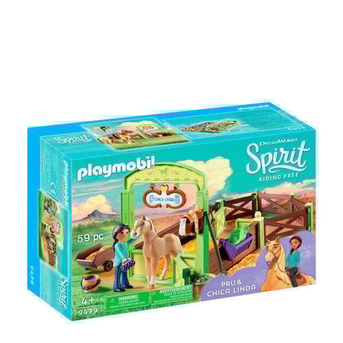 Playmobil Spirit Pru Chica Linda Met Paardenbox 9479 playmobil kopen in de aanbieding