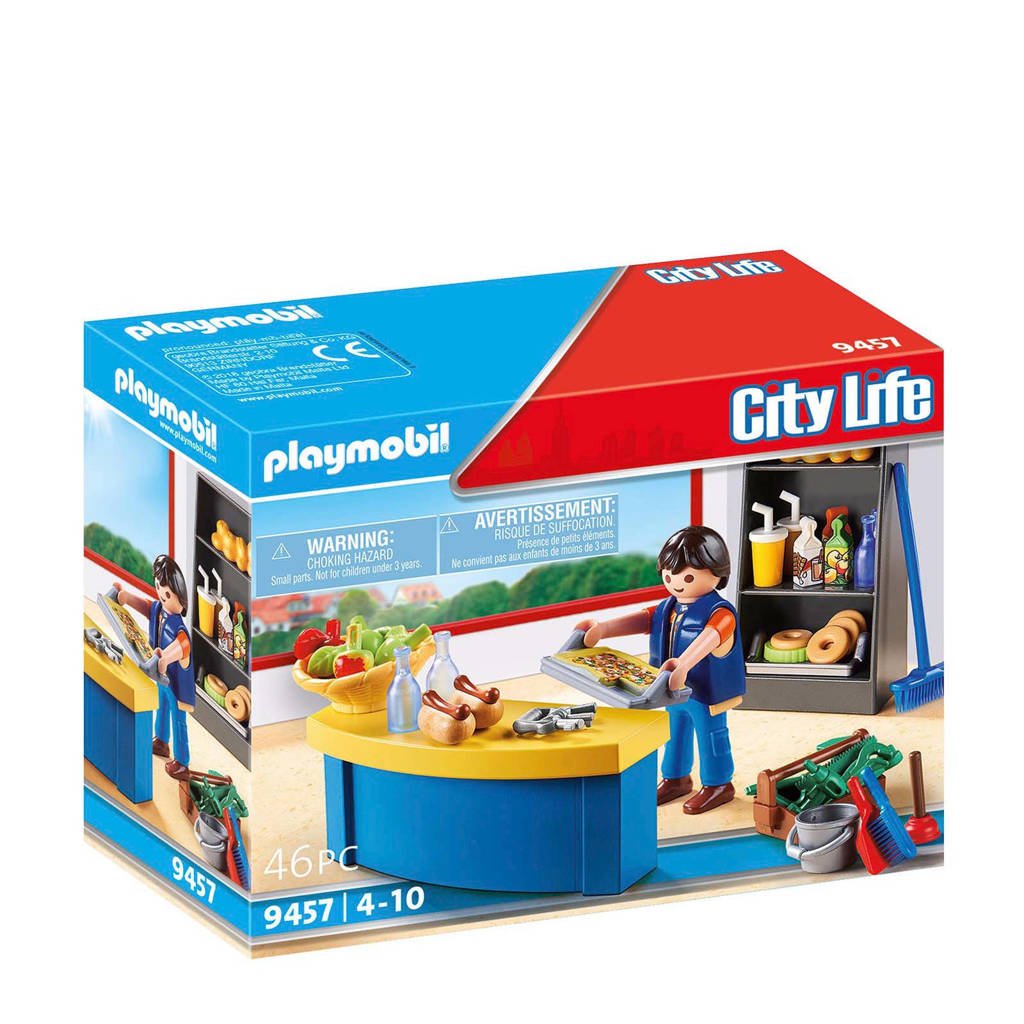 Playmobil City Life  schoolconciërge met kiosk