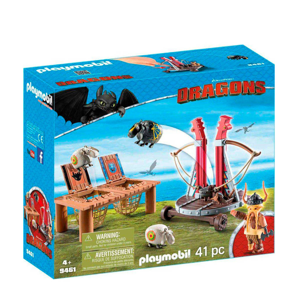 Playmobil Dragons Rochel Met Schapenslingeraar 9461