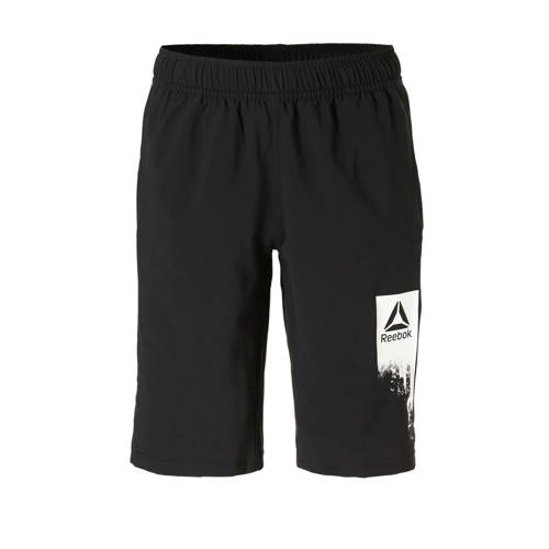 Reebok Fitness Sportshort Zwart reebok kopen in de aanbieding