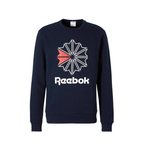 Reebok Classics Sweater Donkerblauw reebok kopen in de aanbieding