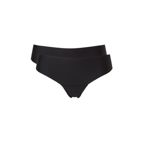 MAGIC Bodyfashion seamless string Dream Invisibles (set van 2) zwart afbeelding