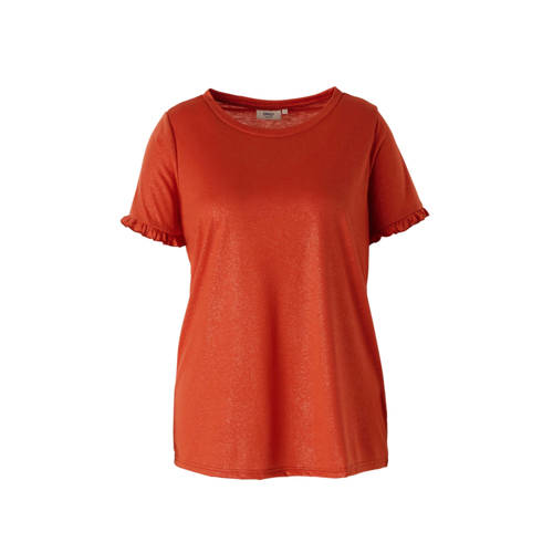 Only Carmakoma Top Met Glitters En Ruches only carmakoma kopen in de aanbieding