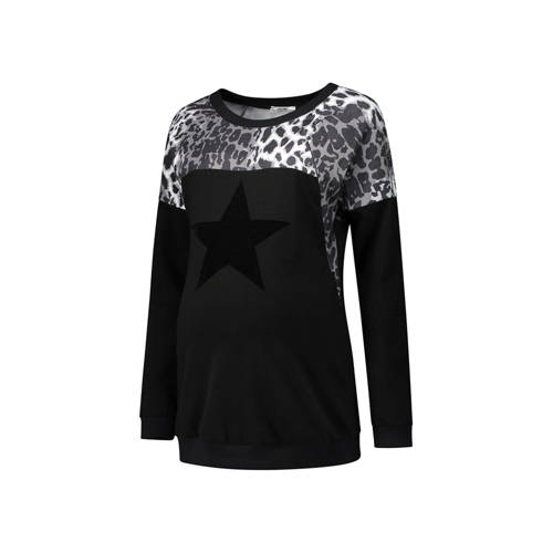 Love2Wait Trui Met Panterprint love2wait kopen in de aanbieding