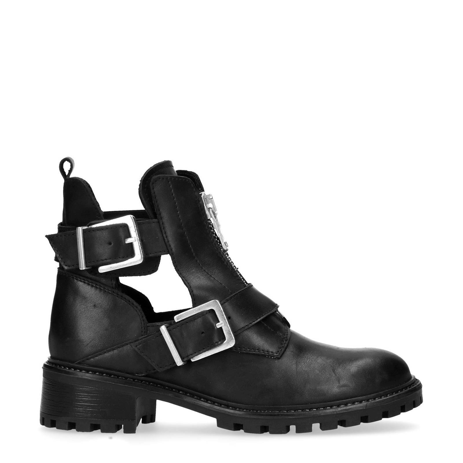 Biker boots hot sale cut out