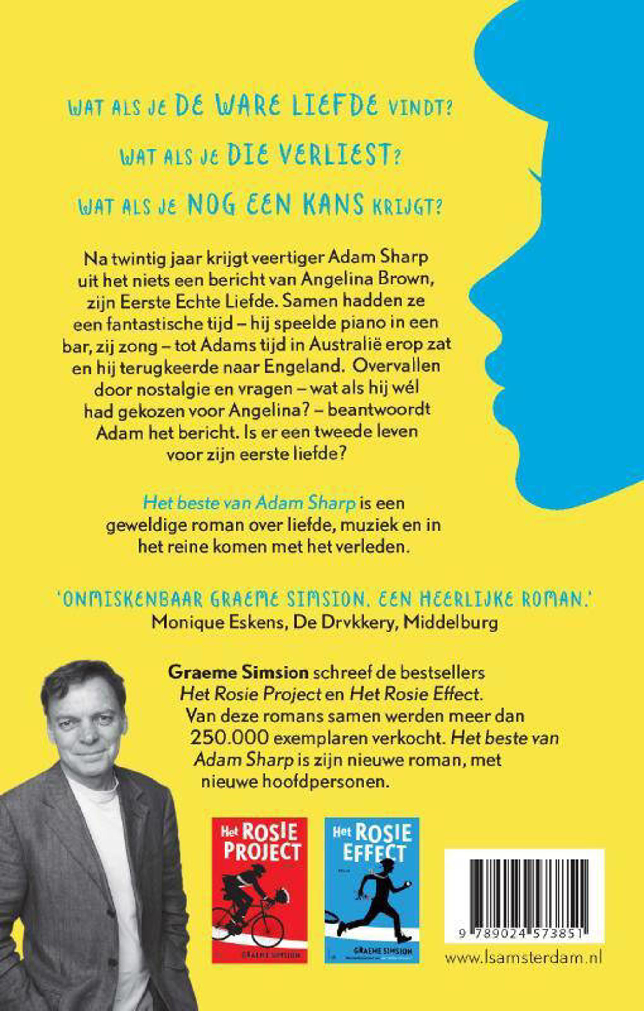 Graeme Simsion Het beste van Adam Sharp wehkamp
