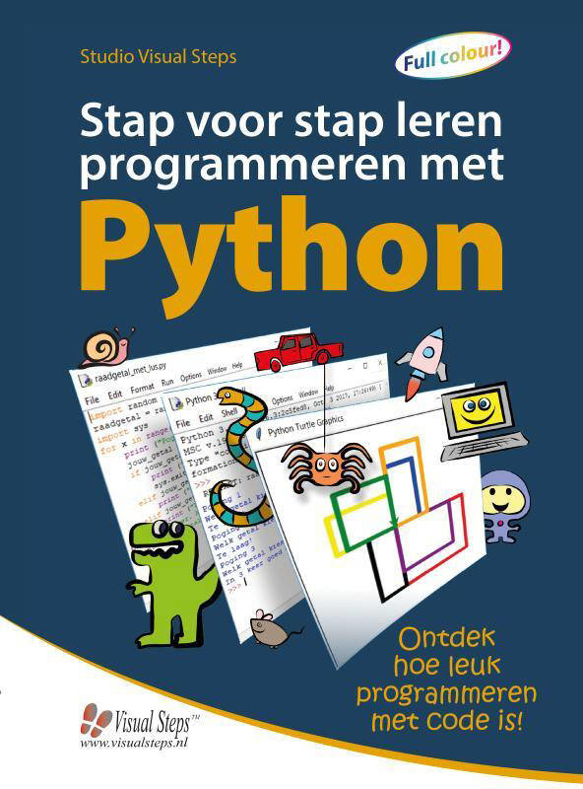 Studio Visual Steps Stap voor stap leren programmeren met Python | wehkamp