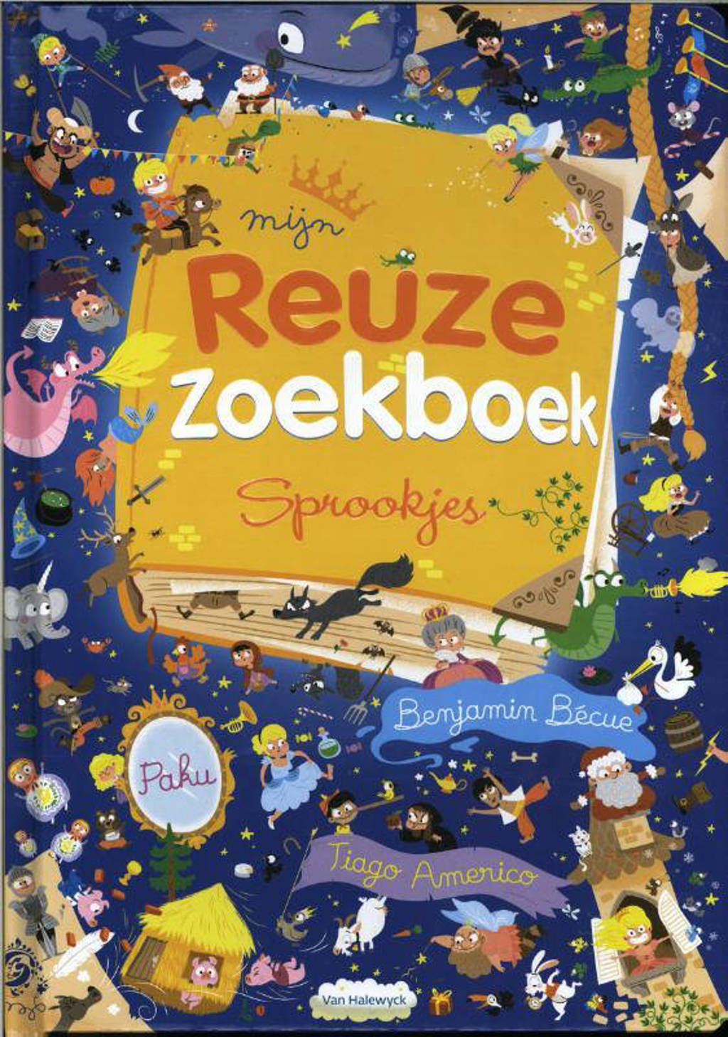 Mijn reuze zoekboek: Sprookjes - Benjamin Bécue en Tiago Americo