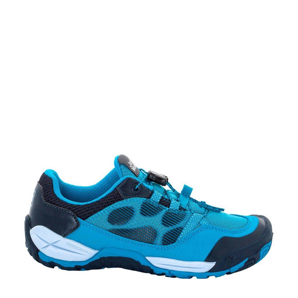 Jack Wolfskin kids Jungle Gym Low wandelschoenen, Blauw/donkerblauw